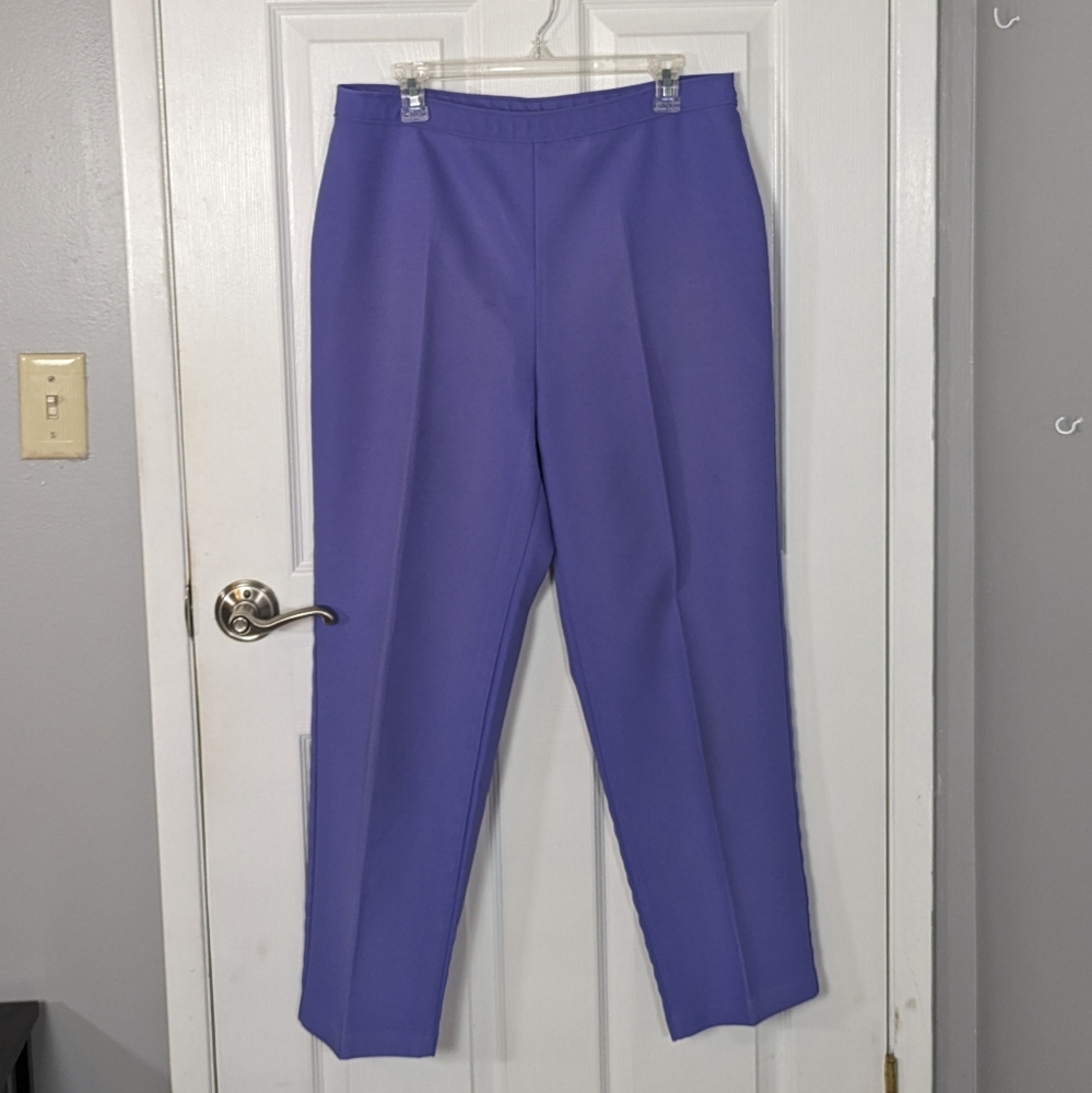 Vintage 70s‎ Levi's Bend Over High Waist Lilac Purple Pull On Straight Leg Pants